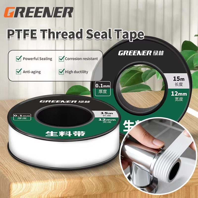 Ptfe Tape Thread - GREENERY 15m Pita Sealant Pipa PTFE