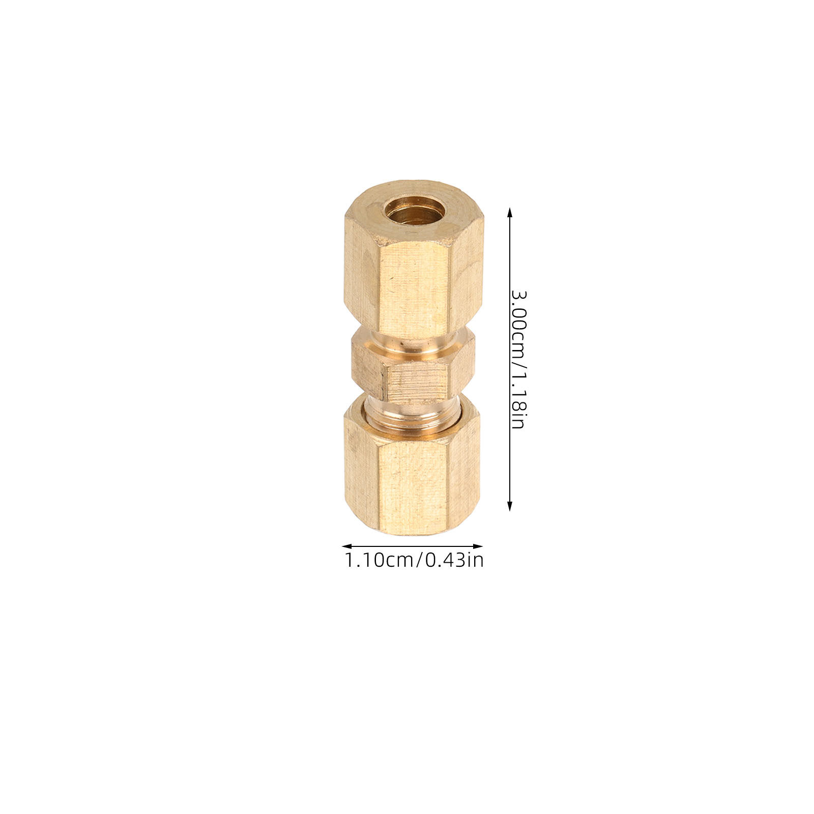 10 buah Sambungan Pipa Rem Kun - Compression Fitting Brass ulasan dan harga